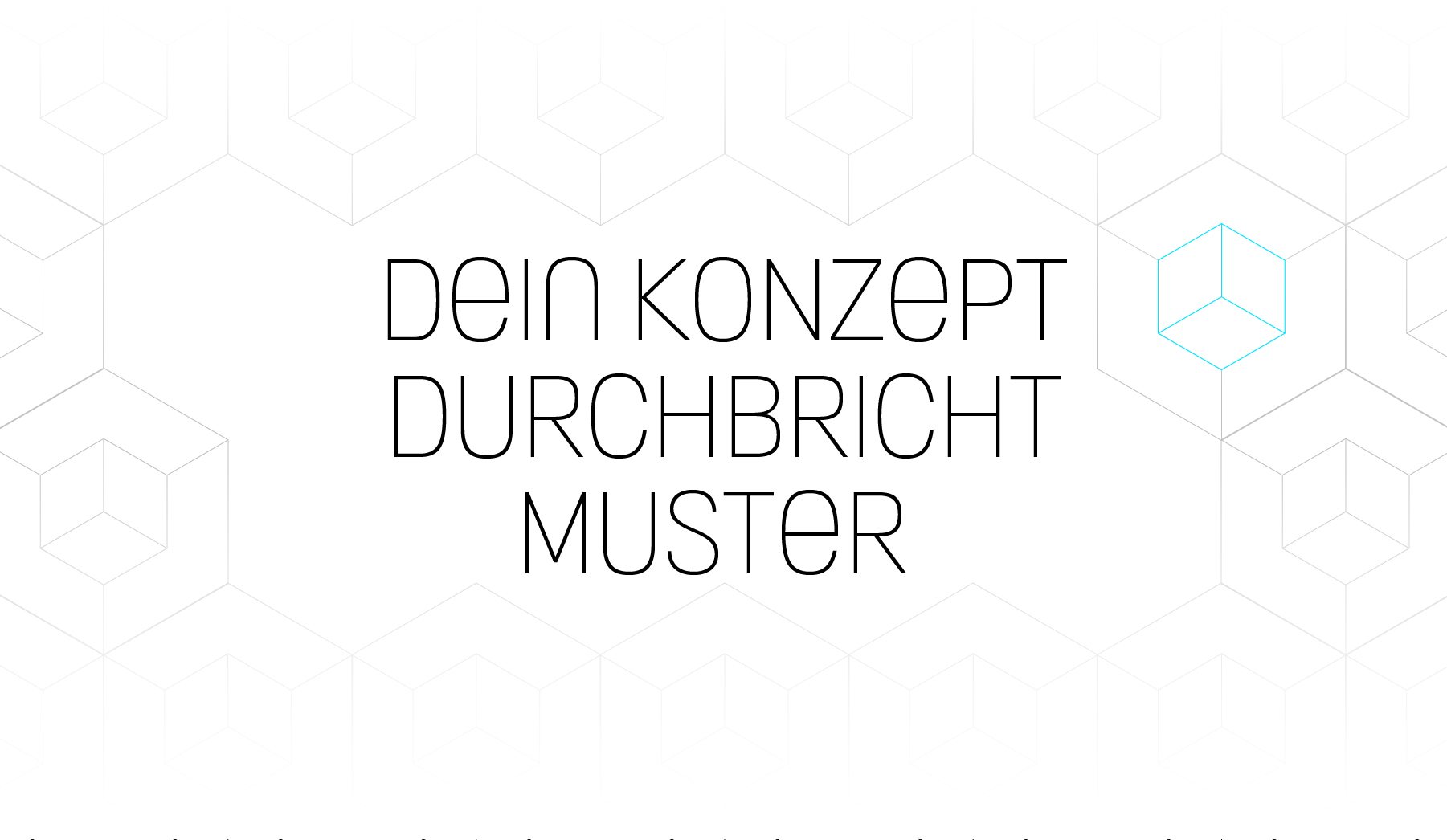 Junge kreative Frau vor dem Schriftzug: Auffällig Anders